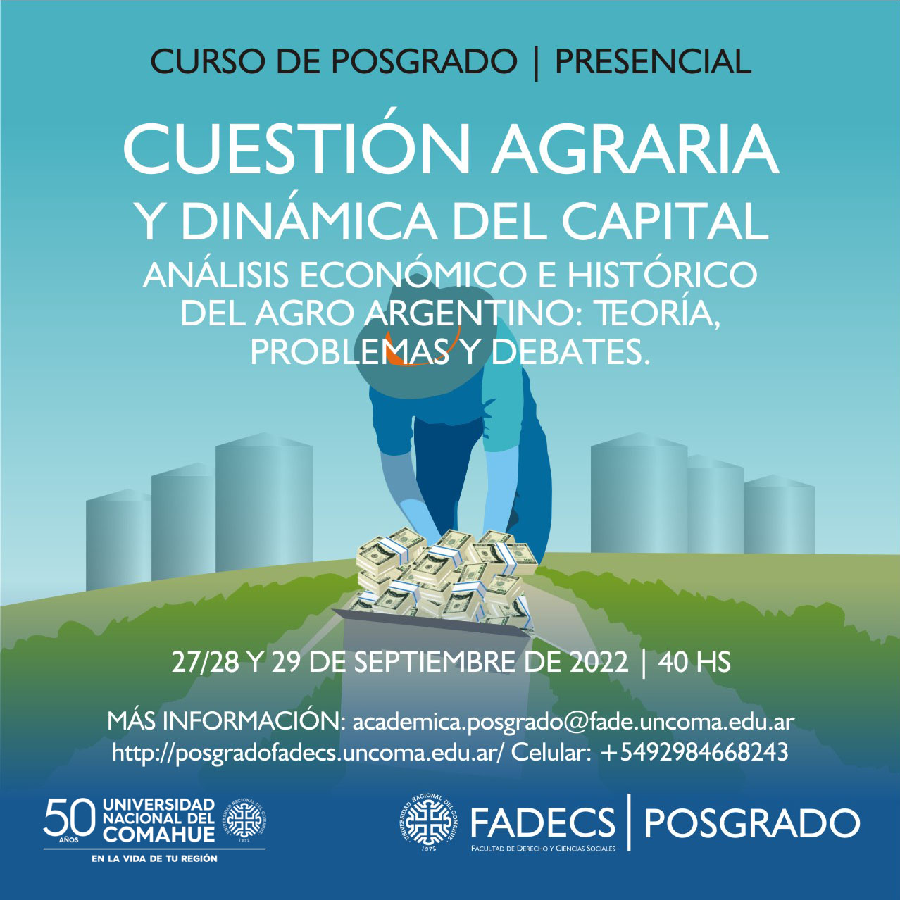 CURSO DE POSGRADO CUESTIÓN AGRARIA Y DINÁMICA DEL CAPITAL